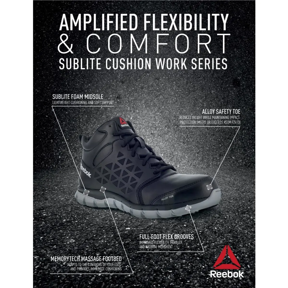 Reebok shoes - Black (UPC: 690774407688) 3
