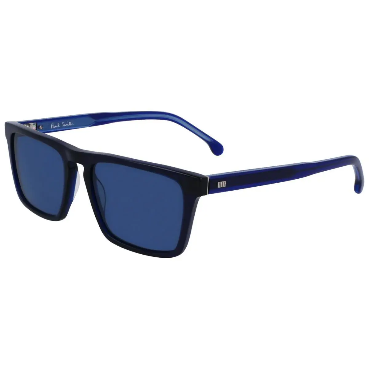 Edison Men`s Dark Blue Square Sunglasses PSSN06255-003 - Italy by Paul Smith