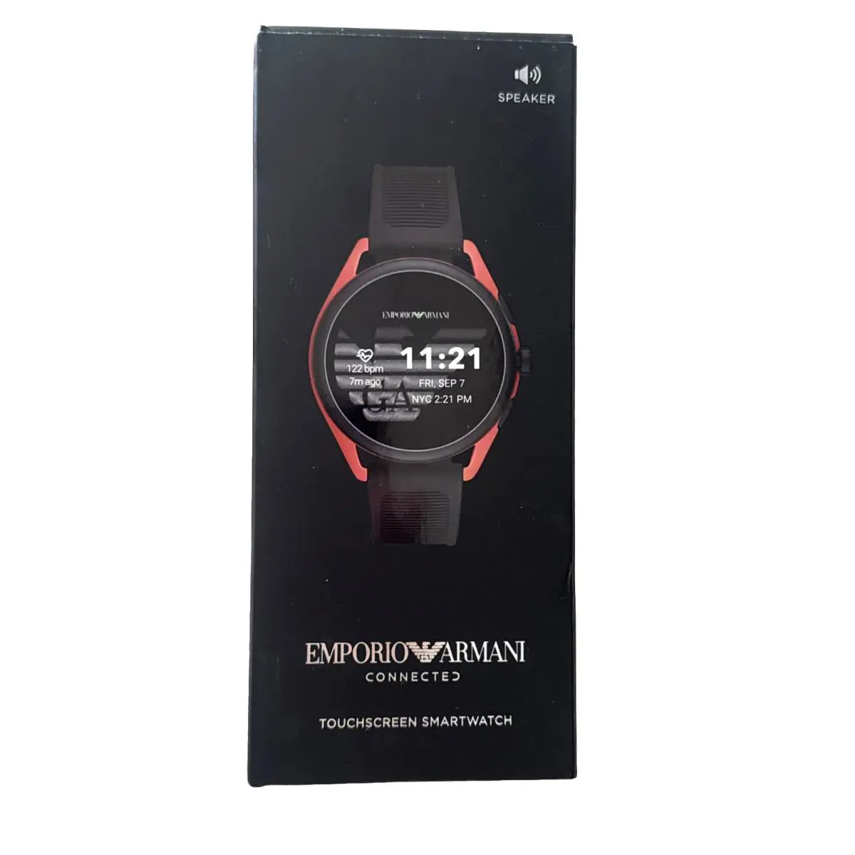 Smartwatch Silicon Touch Screen /color Orange by Emporio Armani