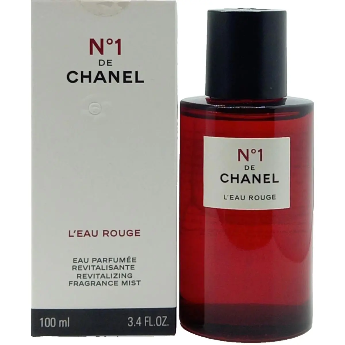 Chanel No 1 L`eau Rouge Revitalizing Fragrance Mist Spray Women 3.4 Oz / 100 ml