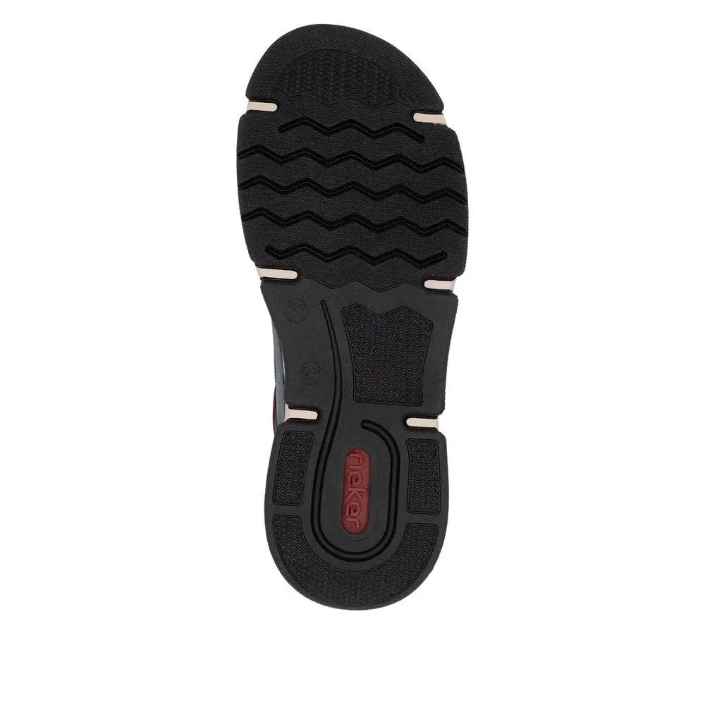 Rieker shoes - 45983 - 45983-64 - jeans forest honig brandy wine 7