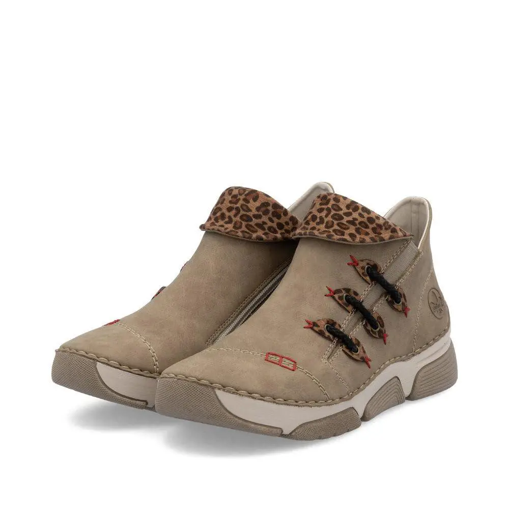 Rieker shoes - 45983 - 45983-64 - jeans forest honig brandy wine 17