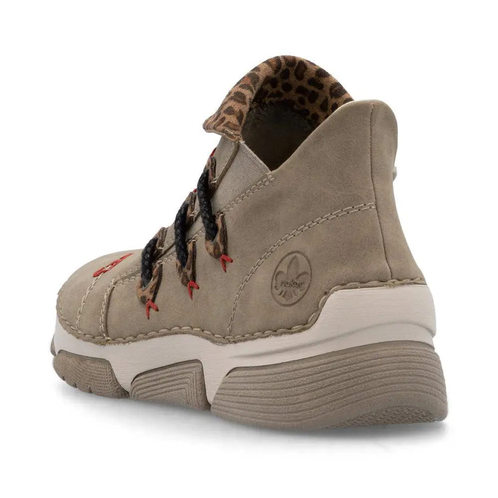 Rieker shoes - 45983 - 45983-64 - jeans forest honig brandy wine 22