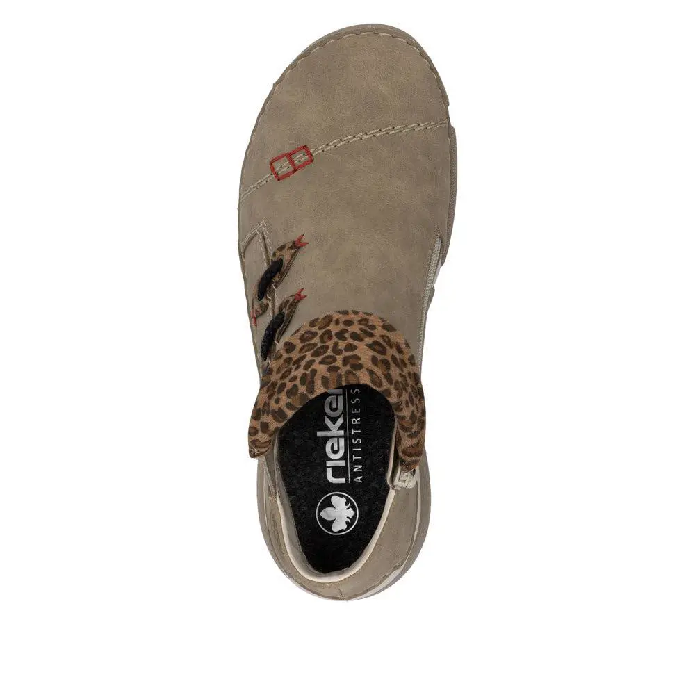 Rieker shoes - 45983 - 45983-64 - jeans forest honig brandy wine 23