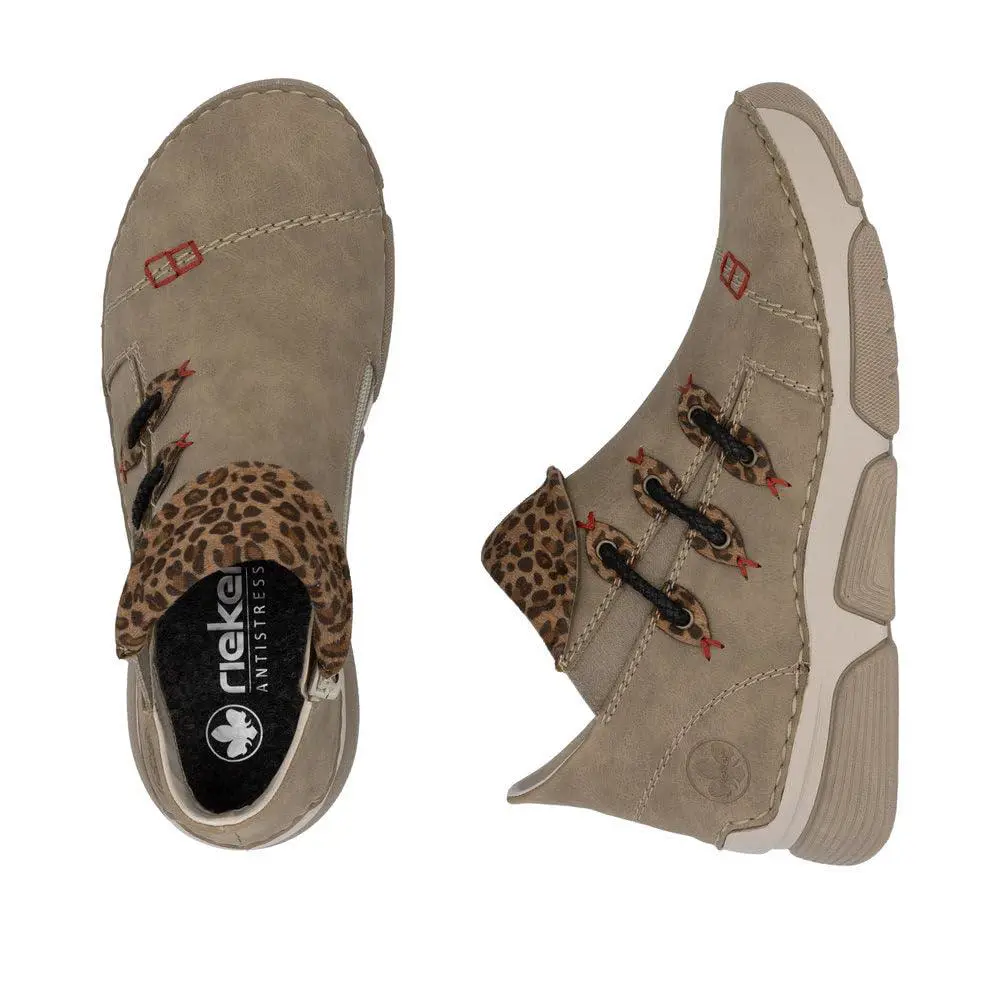 Rieker shoes - 45983 - 45983-64 - jeans forest honig brandy wine 24