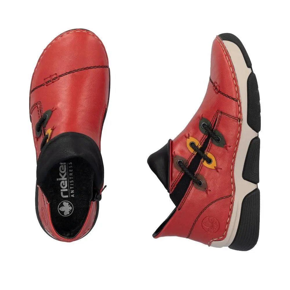 Rieker shoes - 45983 - 45983-64 - jeans forest honig brandy wine 24