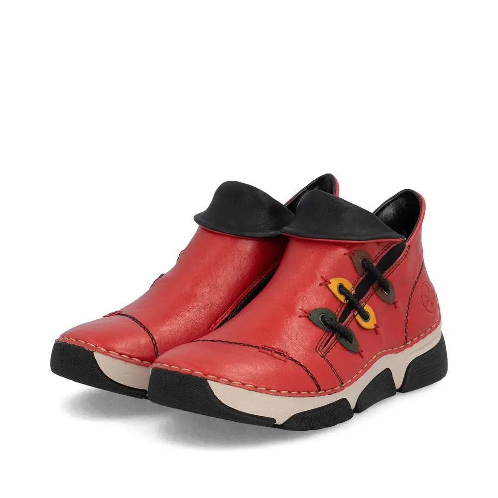 Rieker shoes - 45983 - 45983-64 - jeans forest honig brandy wine 26
