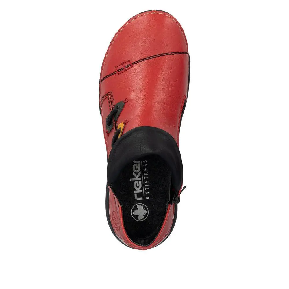Rieker shoes - 45983 - 45983-64 - jeans forest honig brandy wine 32