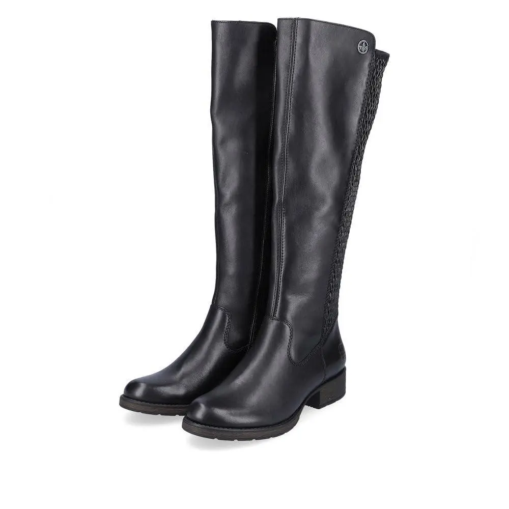 Rieker NZ9591 Faith Women`s Tall Boot Ebony/moro 5-5.5 M US