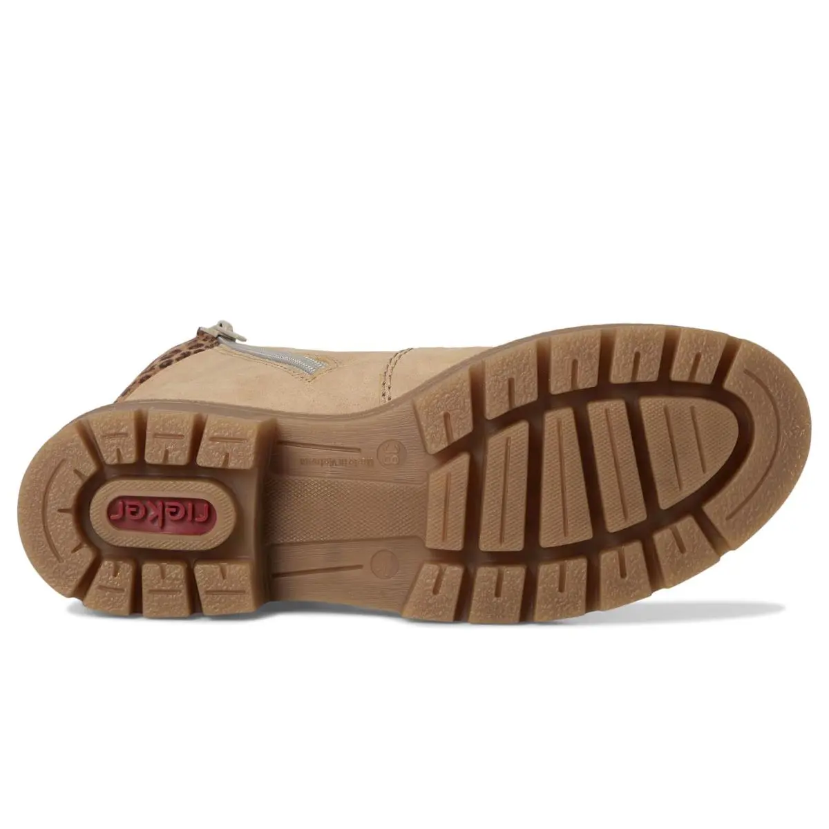 Rieker shoes - y 8118 - Y8118-60 - marble mogano leo nuss 1