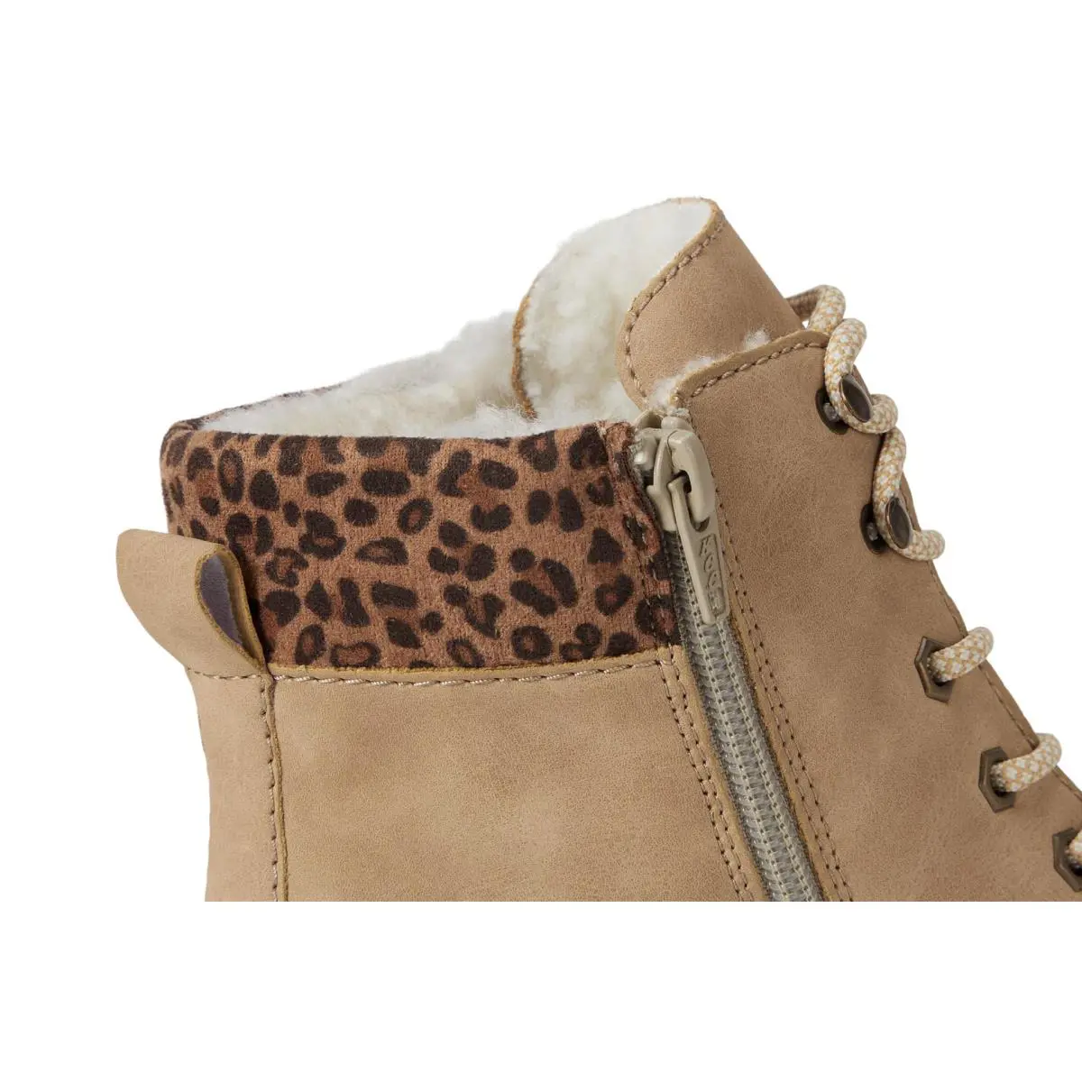 Rieker shoes - y 8118 - Y8118-60 - marble mogano leo nuss 4