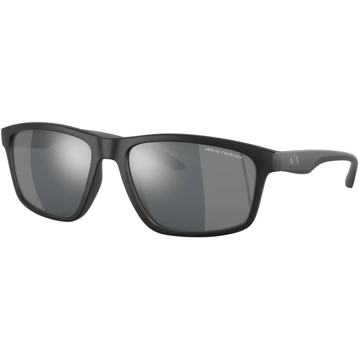 Armani Exchange Men`s Matte Black Square Sunglasses AX4122S 80786G 59 - Brazil