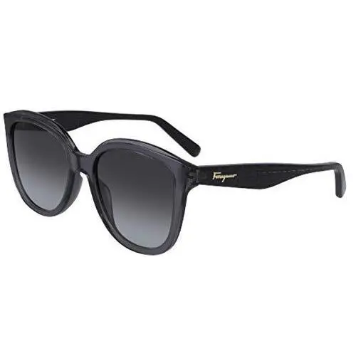 Salvatore Ferragamo SF 977S 057 Crystal Grey Sunglasses w/ Grey Lens Case