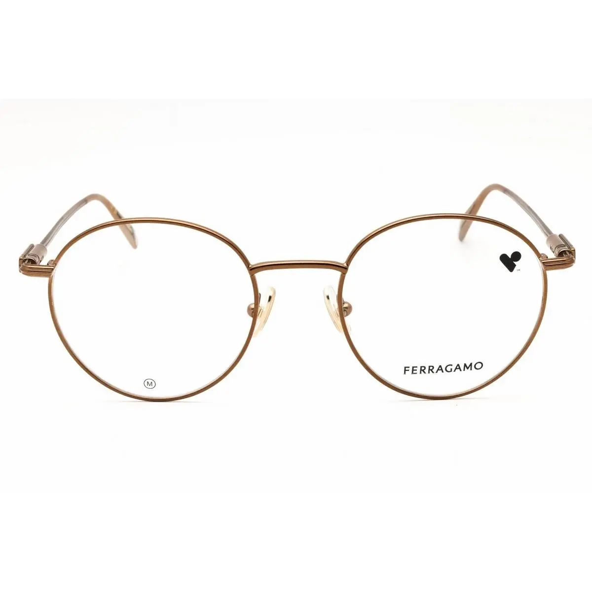 Salvatore Ferragamo SF2229-730-50 Eyeglasses Frame Size 50mm 20mm 145mm Gold Amb