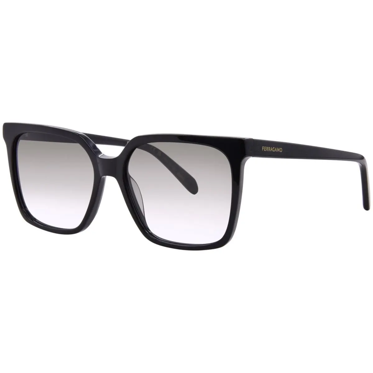 Salvatore Ferragamo SF2102S 001 Sunglasses Women`s Black/grey Gradient 57mm