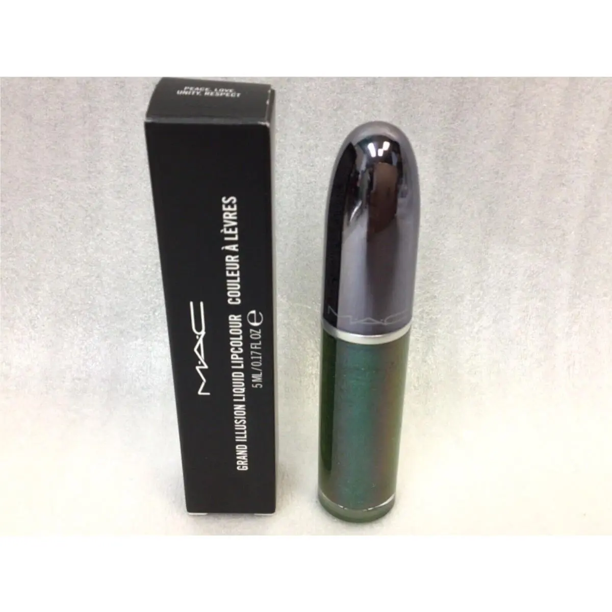 Mac Grand Illusion Liquid Lip Colour Full Size Choose Shade Peace, Love, Unity, Respect by MAC Cosmetics