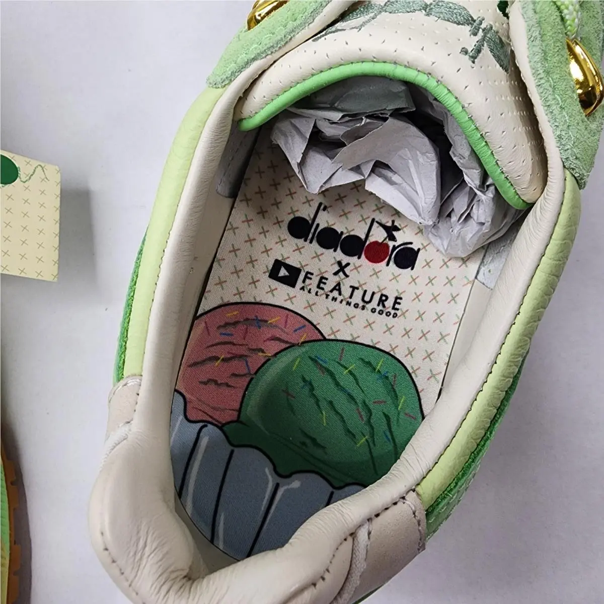 Diadora shoes - Diadora N9000 - N9000 - Green 1