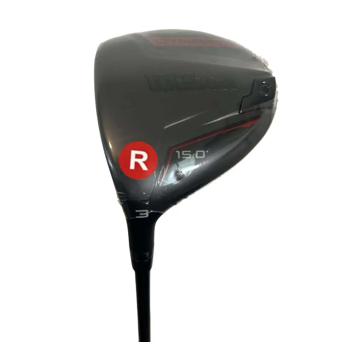 Wilson Dynapower 3 Wood 15 Degree Left Hand Graphite Regular Flex - Lie Angle: Black