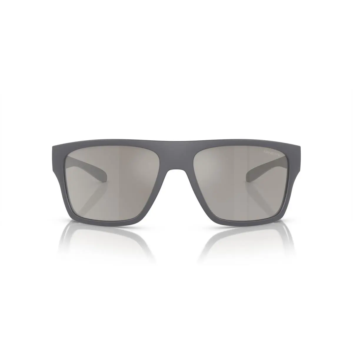 Arnette Men`s AN4330 Hijiki Square Sunglasses Grey/light Grey Mirrored Silver 63 mm