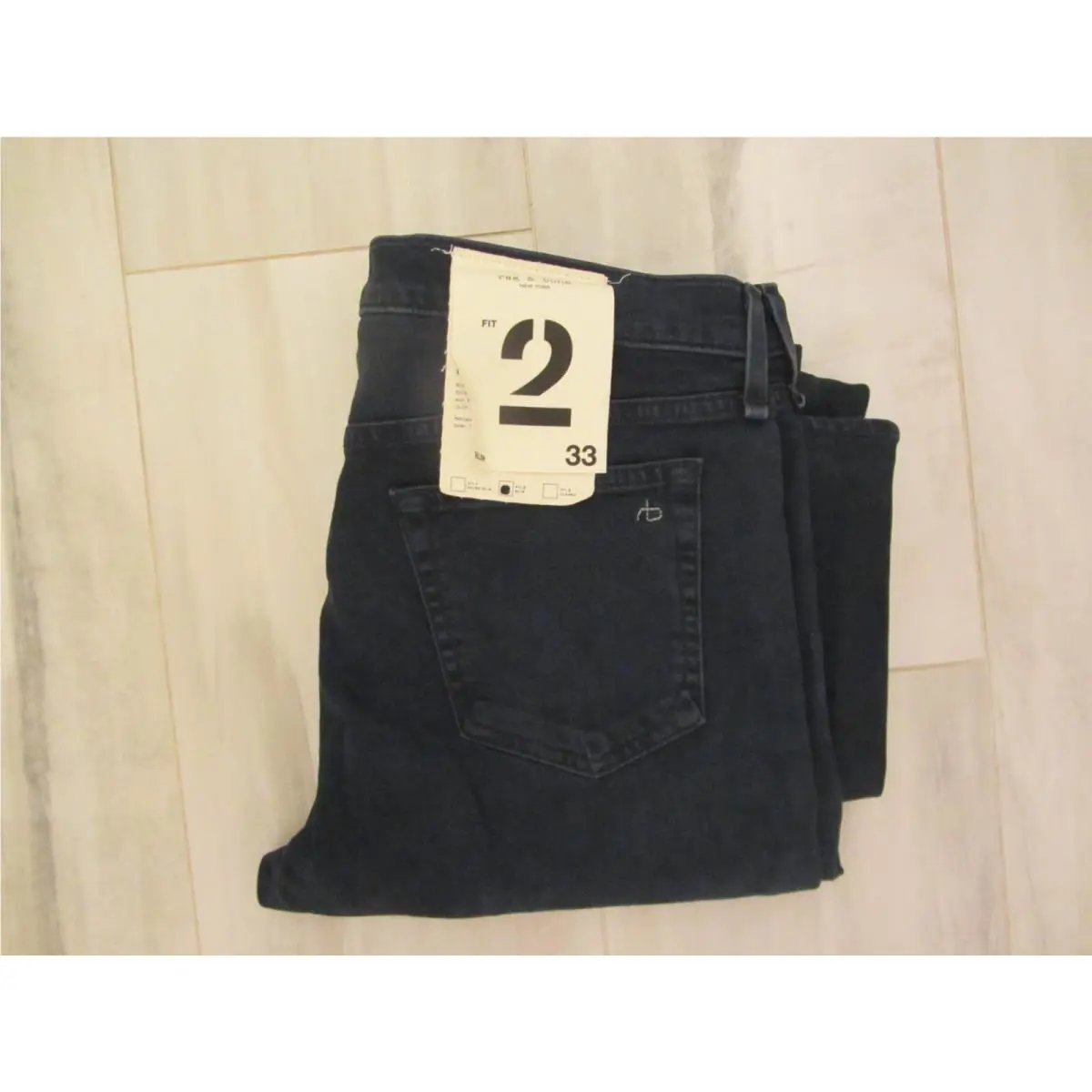 Rag Bone Standard Fit 2 Slim Style M1223K510BYV Usa 33x32