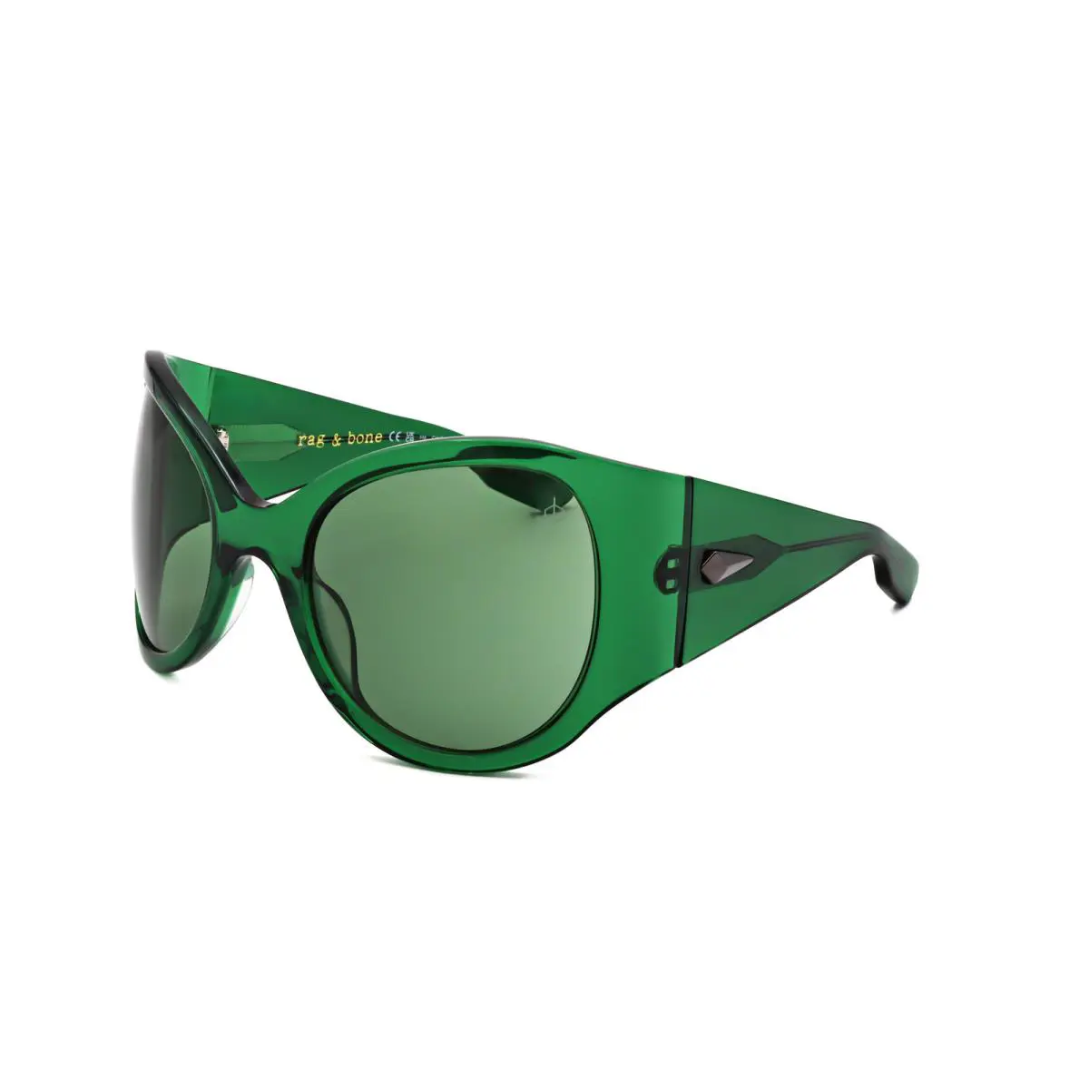Rag Bone Women`s 56mm Green Sunglasses RNB6004-S-1ED-56