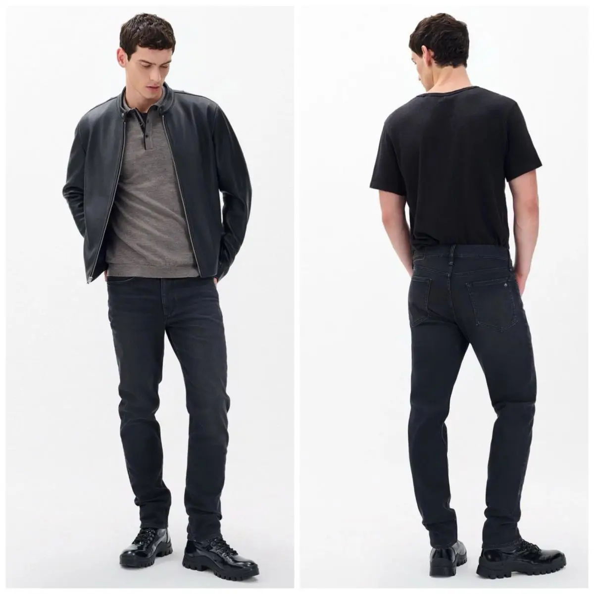 Rag Bone Fit 2 Brushed Back Stretch Infuse Jeans In Duke Size: 38x32