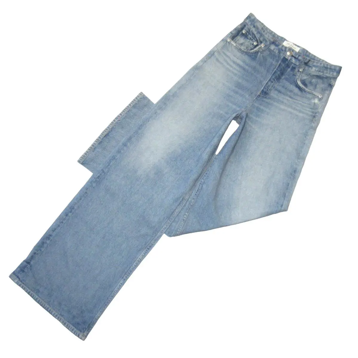 Rag Bone Miramar Sofie in Raily Wide Leg Photo Print Jean Pants 26