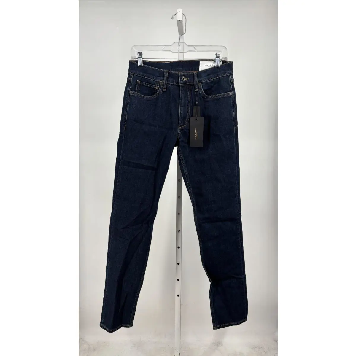 Rag Bone Fit 2 Jeans Mens 28x32 Blue Nico Stretch Dark Washed Denim
