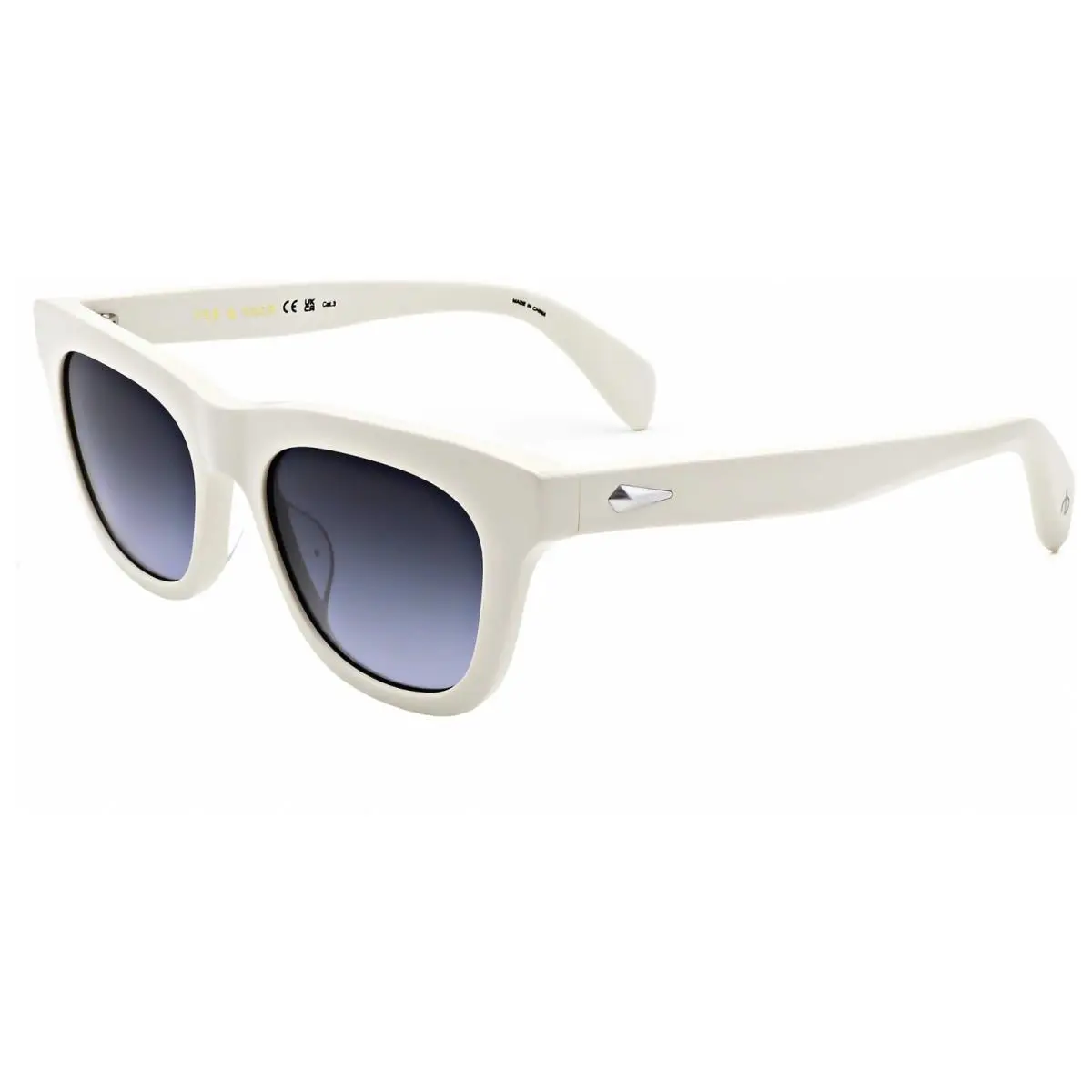 Rag Bone Unisex 52 mm White Sunglasses RNB1086-S-VK6-52