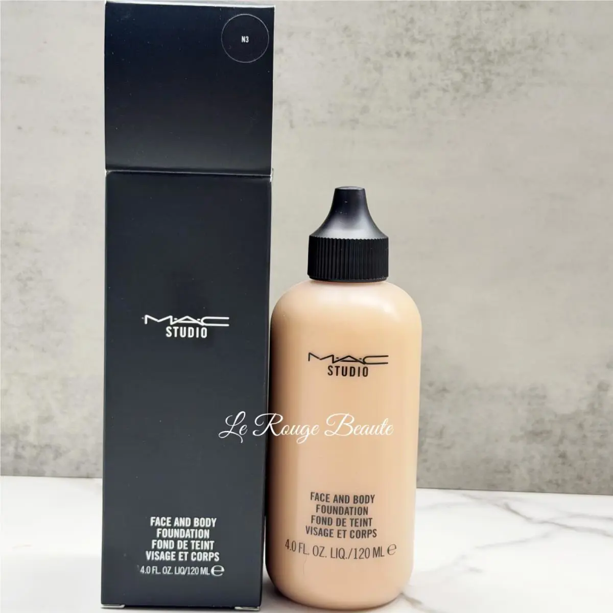Mac Studio Face Body Foundation - N3 Jumbo Size 120mL / 4oz