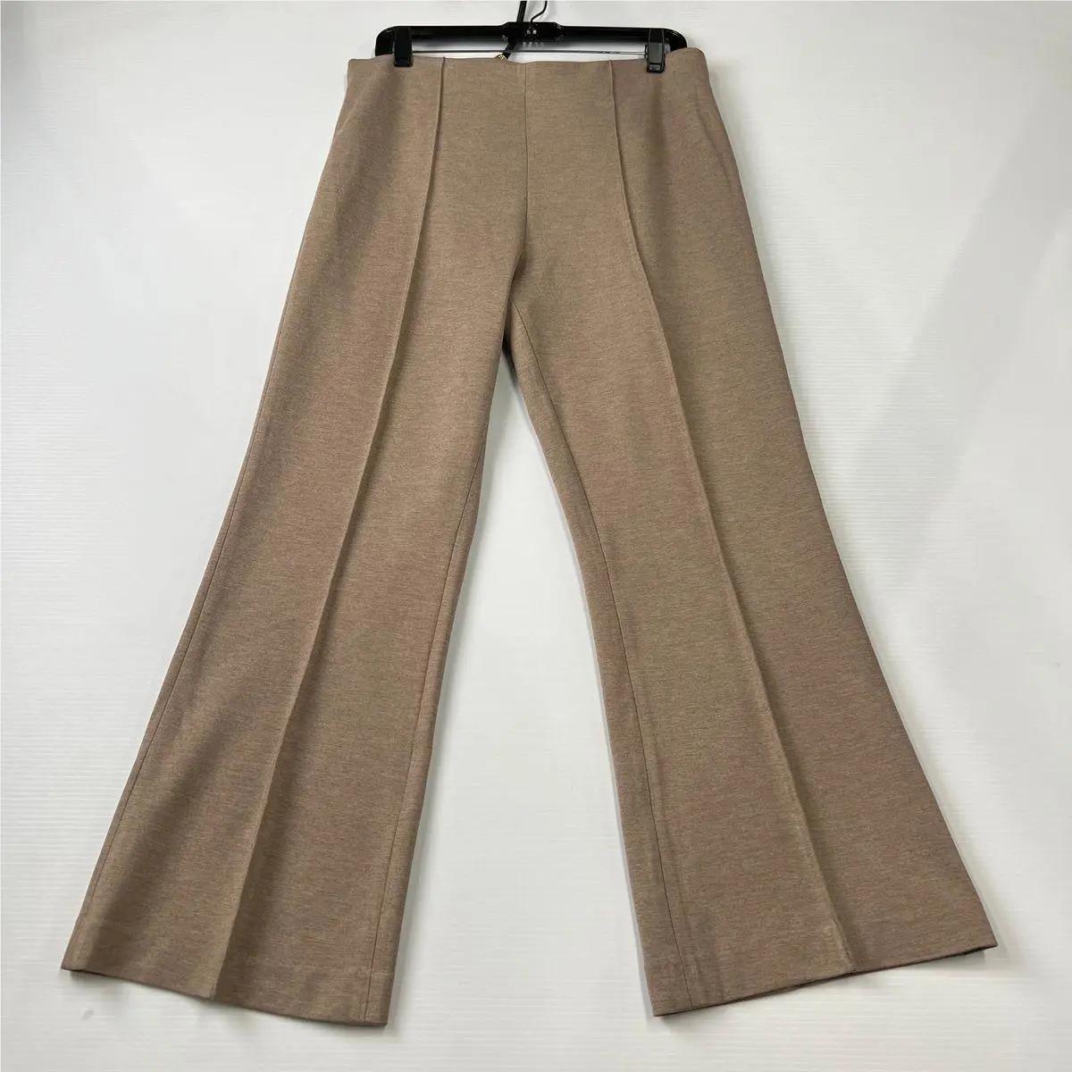 Rag Bone Irina Kick Flare Pants Women`s Size L Heather Oatmeal