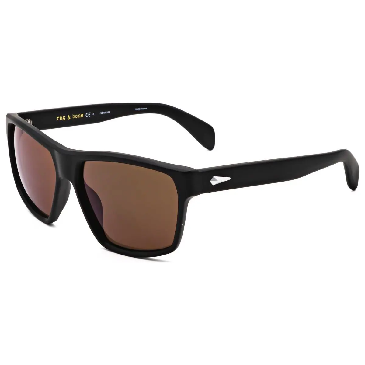Rag Bone Men`s 58 mm Matte Black Sunglasses RNB5048-S-003-58
