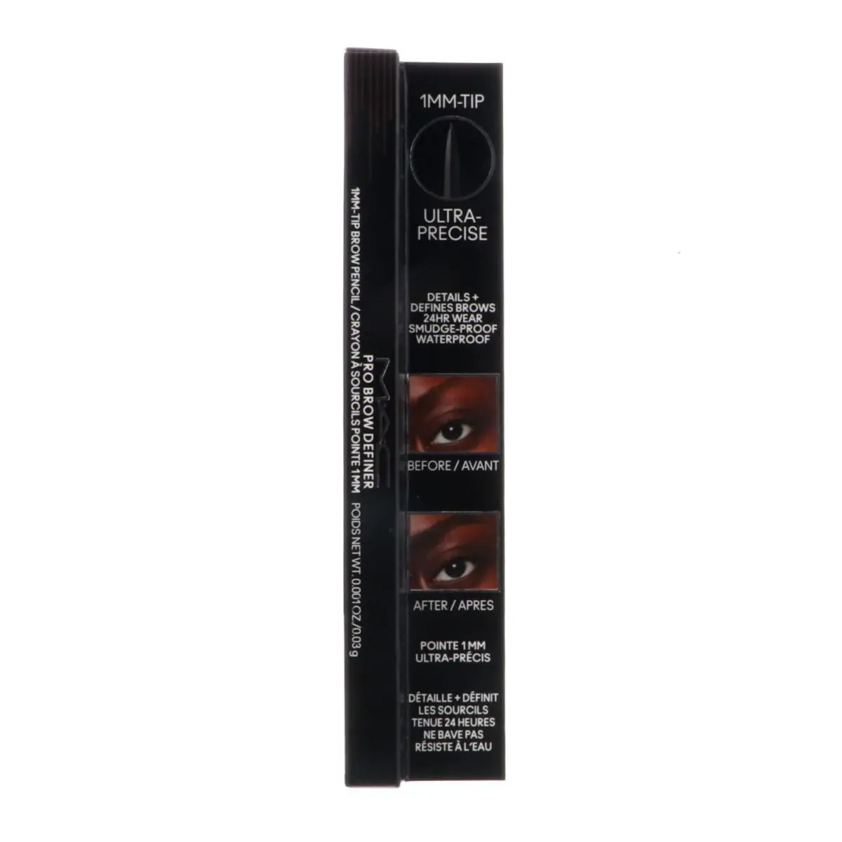 Mac Pro Brow Definer 1mm - Tip Brow Pencil Aubergine 0.001 oz 2 Pack