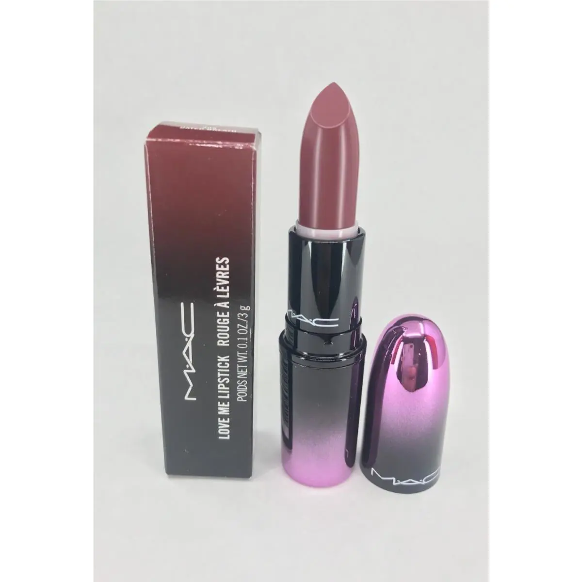 Mac Love Me Lipstick 408 Bated Breath - 0.1 oz / 3g - Spring