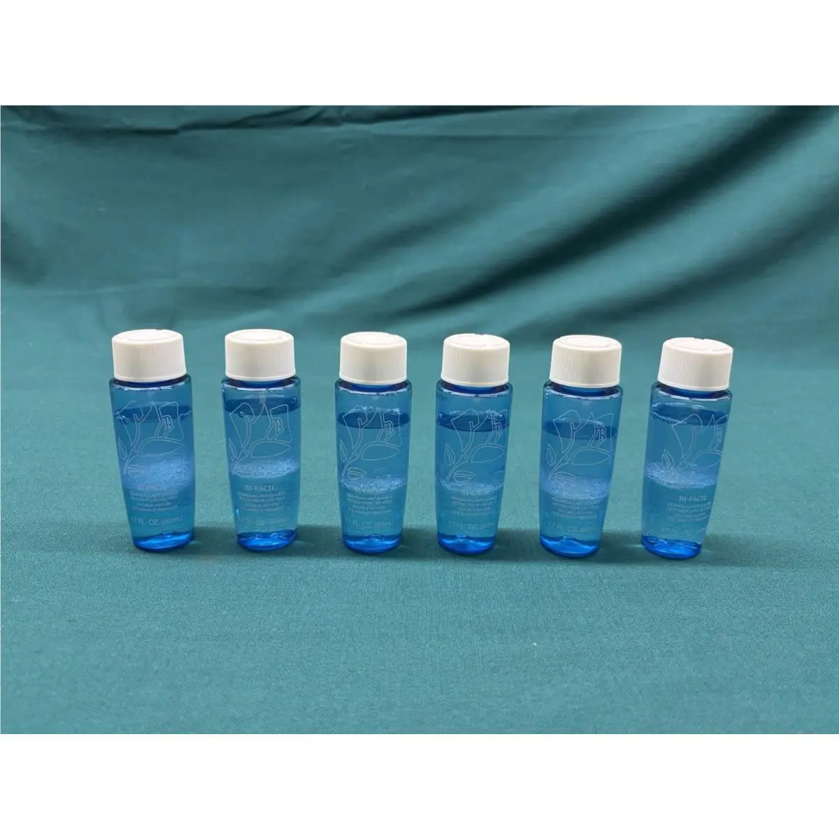 Lot of 6 Lancome Bi-facil Double Action Eye Makeup Remover 1.7 oz / 50ml