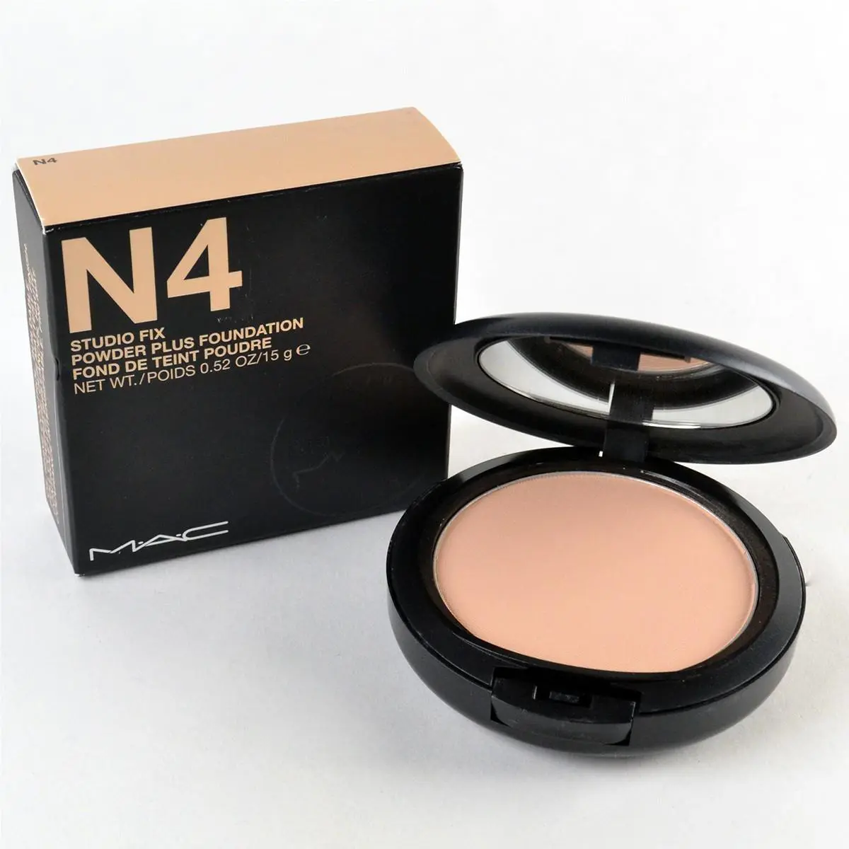 Mac Studio Fix Powder Plus Foundation N4 - Full Size 0.52 Oz. / 15 g