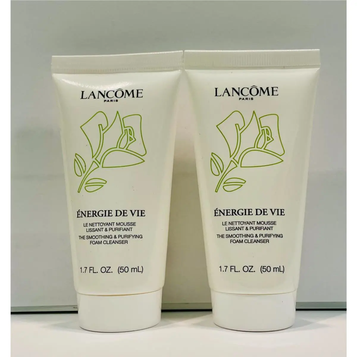 3 x Lancome Energie De Vie The Foam Cleanser 1.7oz Each / 5.1oz Total