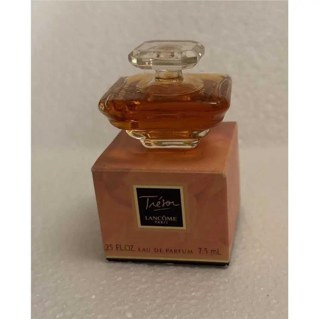 Tresor Eau De Perfum Perfume 0.25 oz Lancome 90s Vintage Boxed Rare