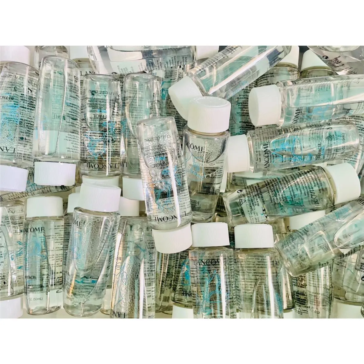 10 x Lancome Bi-facil Face Bi-phased Micellar Water Makeup Remover 1.7 oz Each
