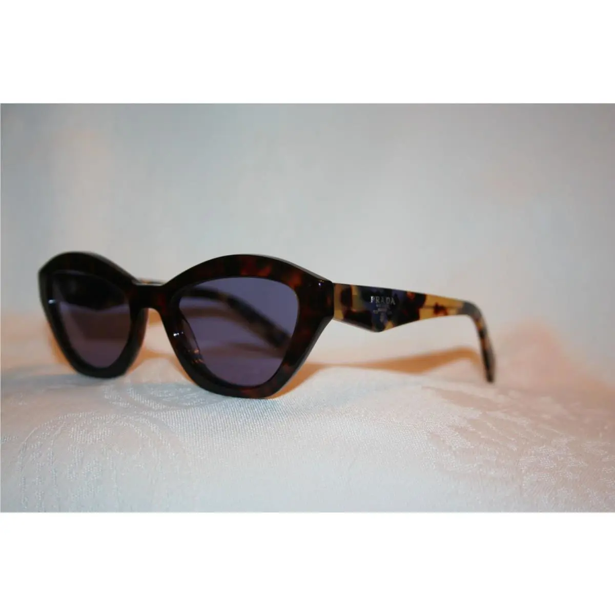 Prada Sunglasses PR A02S Havana/ Violet Mirror 17N-50B 52-19-140