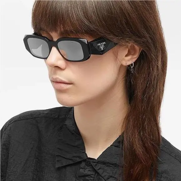 Prada PR17WS 1AB2B0 Sunglasses Prada Spr 17W Eyewear PR 17WS Black