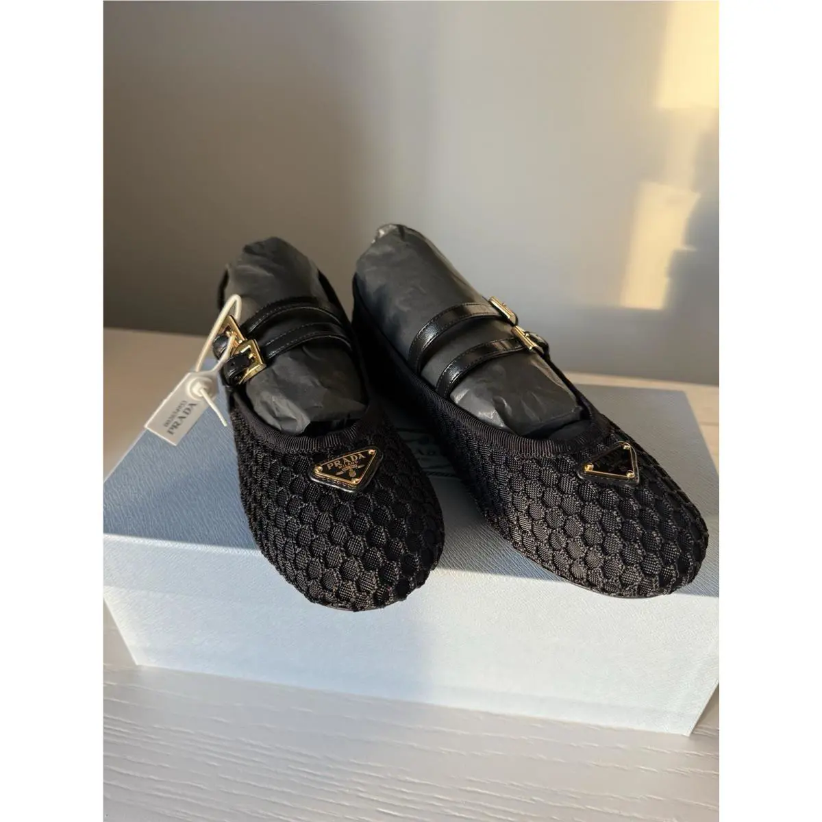 Prada Mesh Ballerina Flat Size 6.5