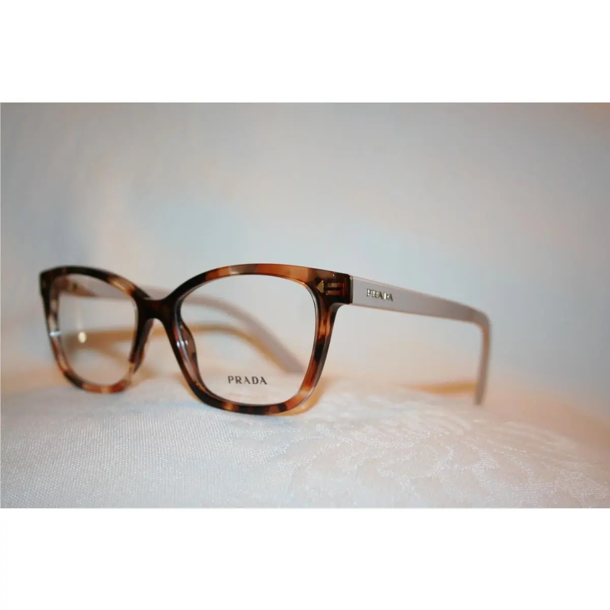 Prada Eyeglasses PR 15ZV Havana Caramel 07R-101 53-16-145