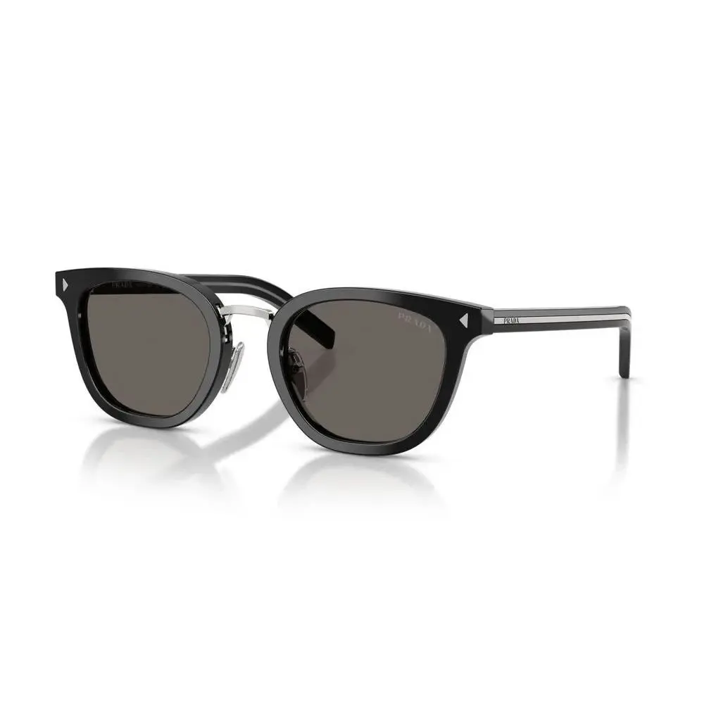 Prada Spr C01SD 16K731 Black Frame Grey Lens Unisex Sunglasses 53mm