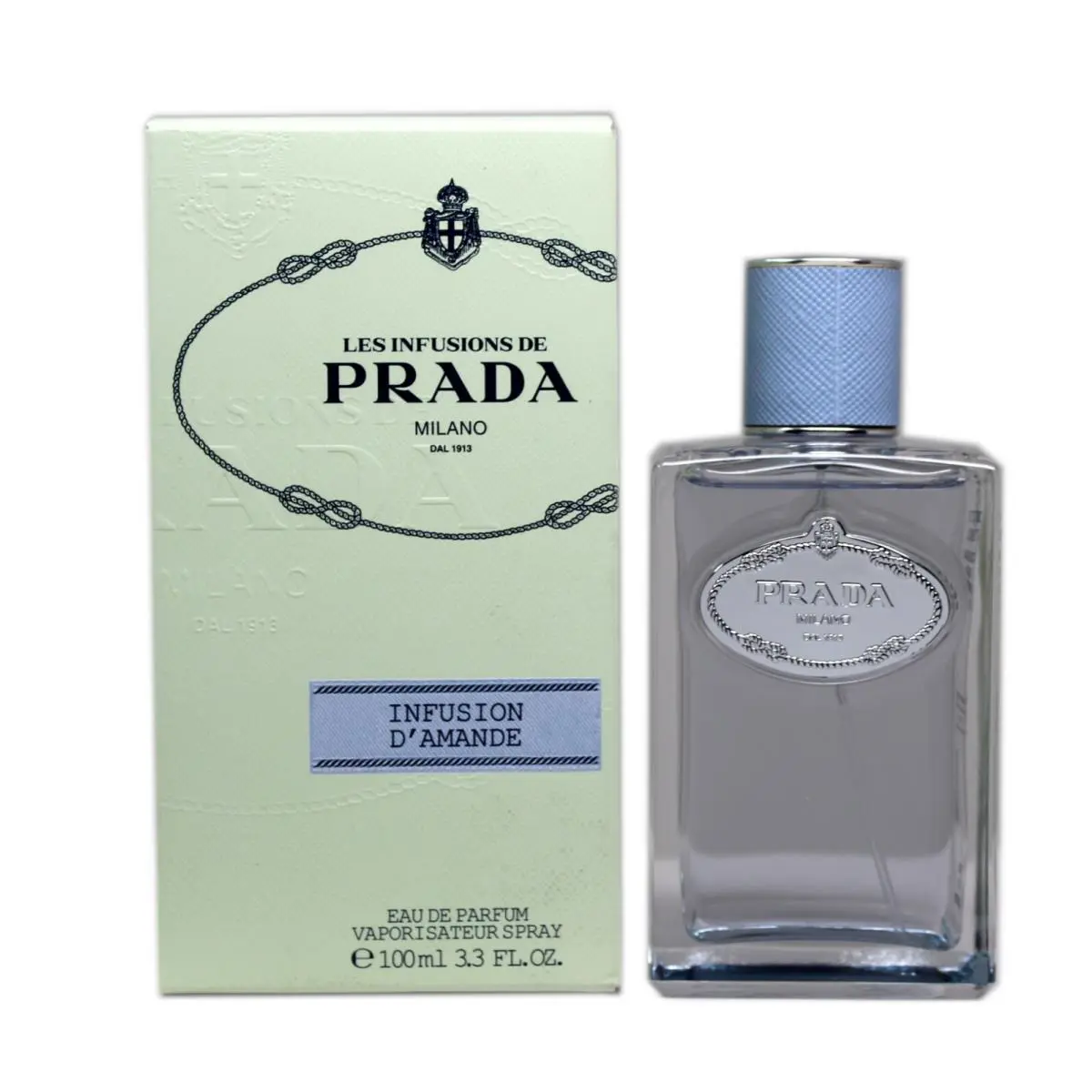 Prada Infusion D`amande Eau DE Parfum Spray 100 ML/3.3 Fl.oz. NO Cellophane