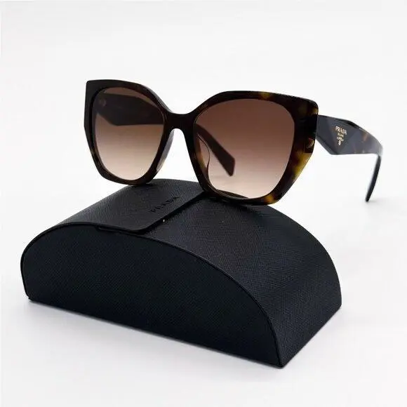 Prada Sunglasses PR19ZSF 2AU6S1 PR 19ZSF 2AU6S1 Havana Women Eyewear Spr 19