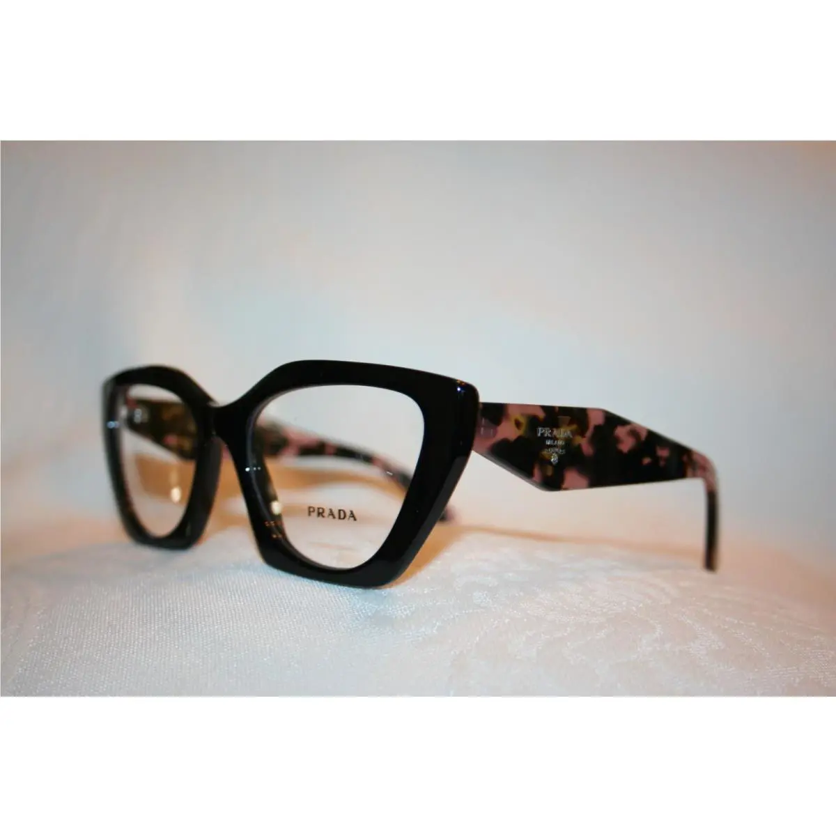 Prada Eyeglasses PR 09YV Black 21B-101 54-18-140