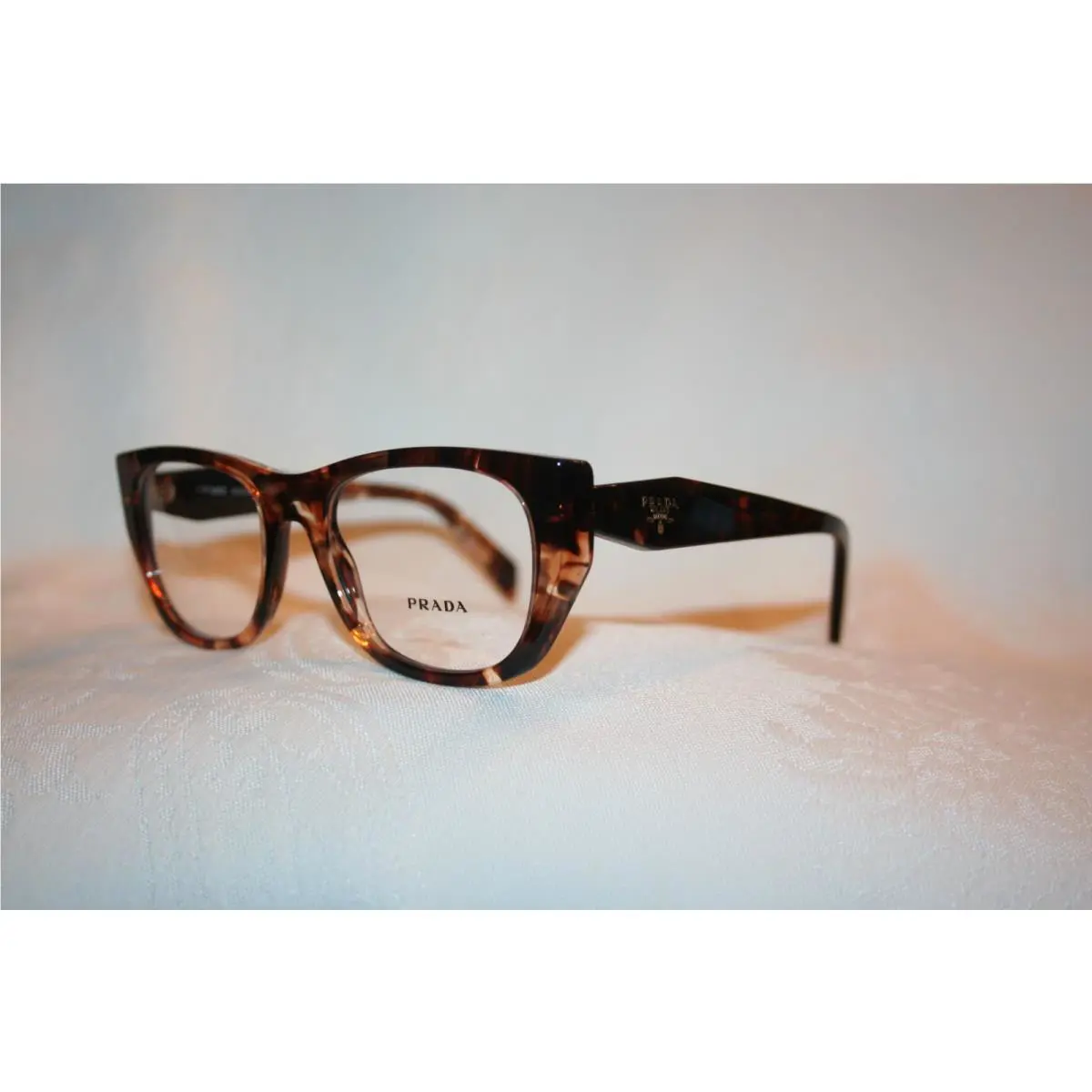 Prada Eyeglasses PR A18V Caramel Tortoise 14P-101 52-17-145