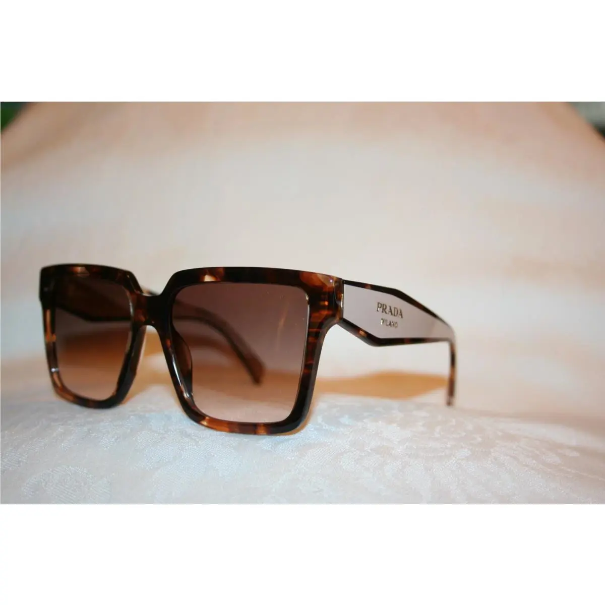 Prada Sunglasses PR 24Z Caramel Tortoise/ Brown Gradient 07R/0A6 56-16-140