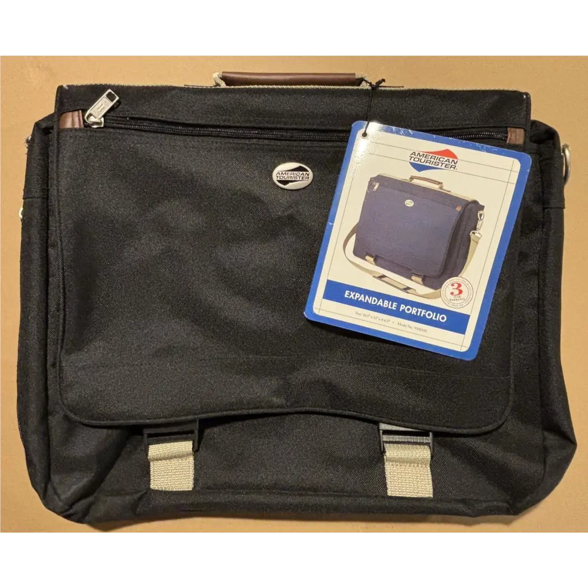 2003 Samsonite American Tourister Expandable Portfolio Bag w/ Shoulder Strap